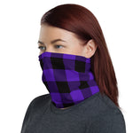 Purple Lumberjack Plaid Headband