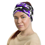 Urban Jungle Purple White Camouflage Multifunctional Headband