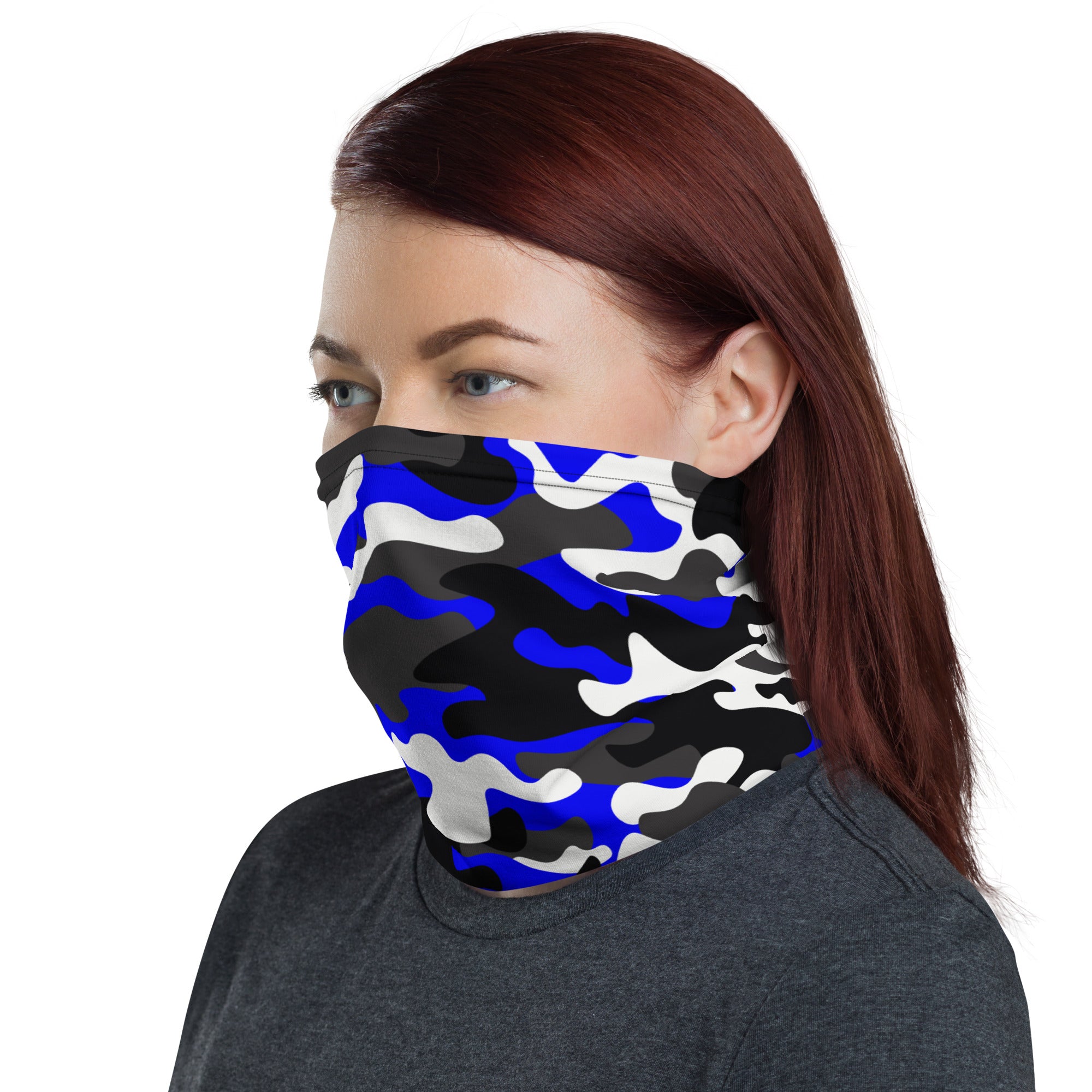 Urban Jungle Blue Camo Headband