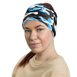 Urban Jungle Carolina Blue Camouflage Multifunctional Headband