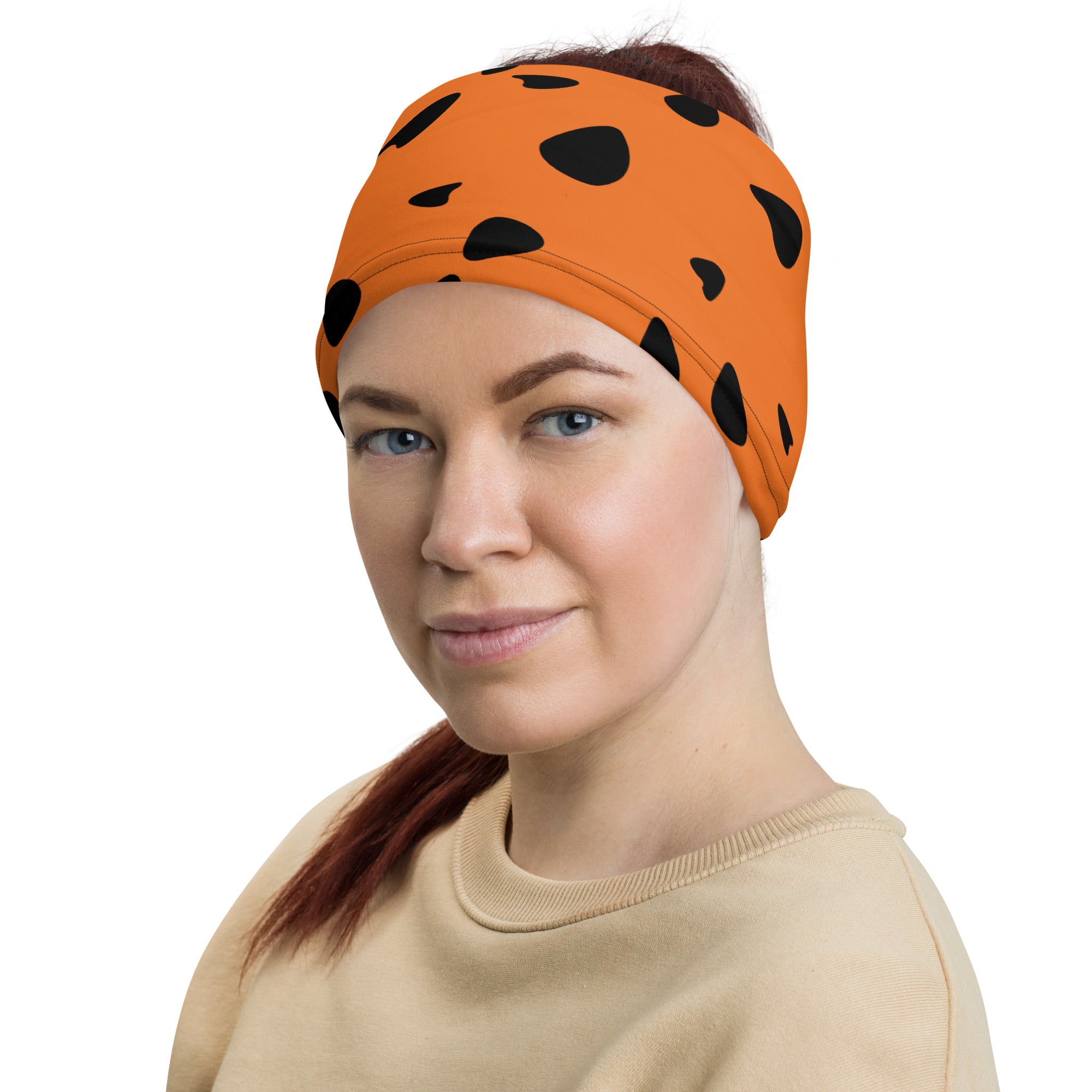 Orange Pebbles Cartoon Primitive Caveman Multifunctional Headband