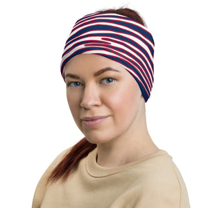 New York Blue Red Zebra Stripe Pattern Multifunctional Headband