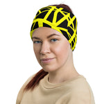 80s Yellow Bumble Bee Rock Roll Stripes Multifunctional Headband