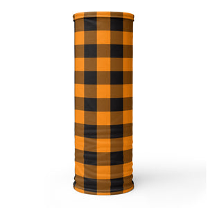 Orange Lumberjack Plaid Headband