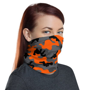 Black Orange Camo Headband