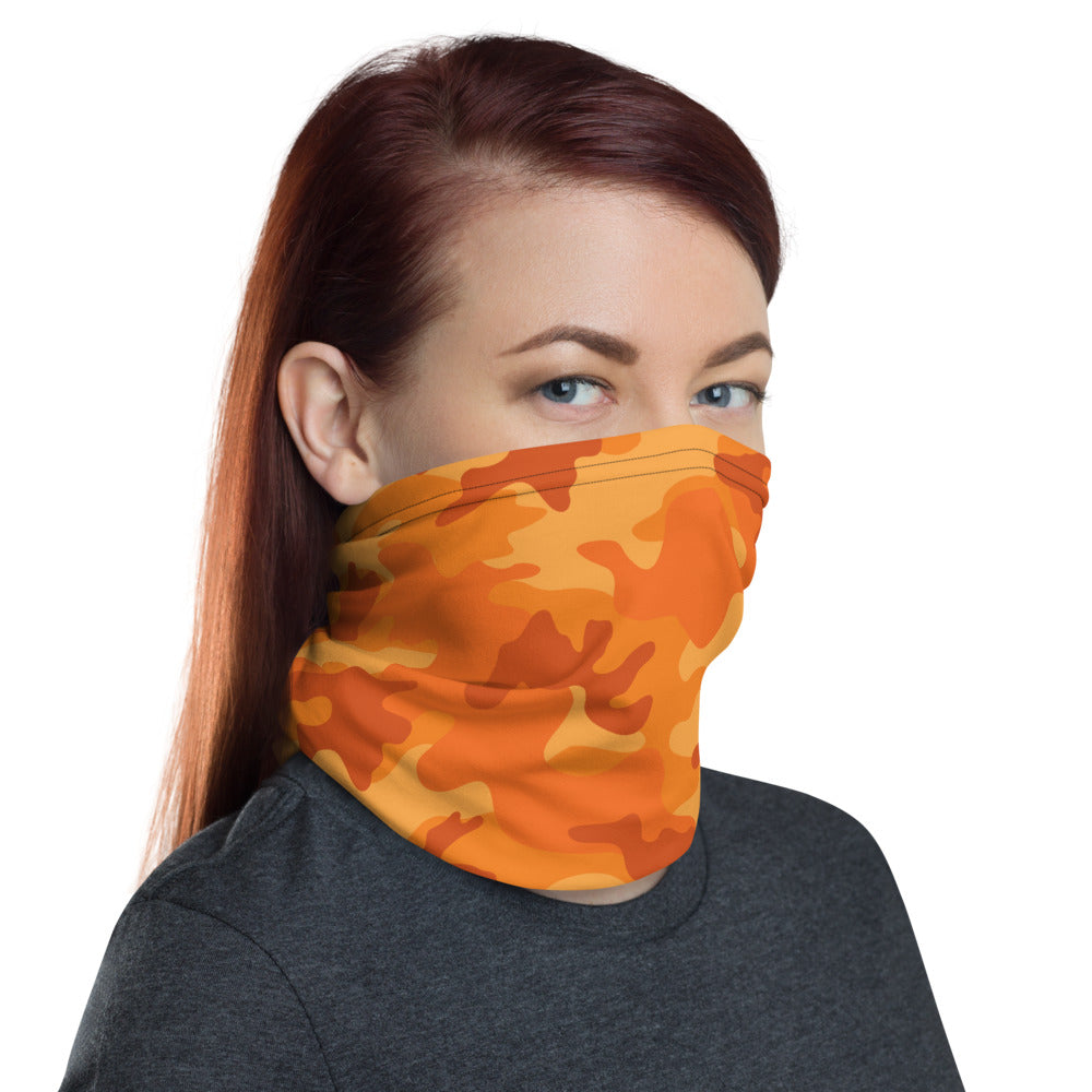 All Orange Camo Headband