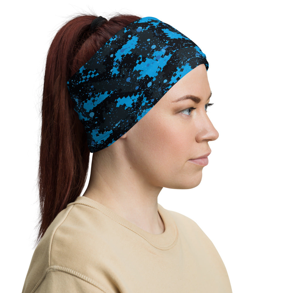 Blue Digital Camo Headband