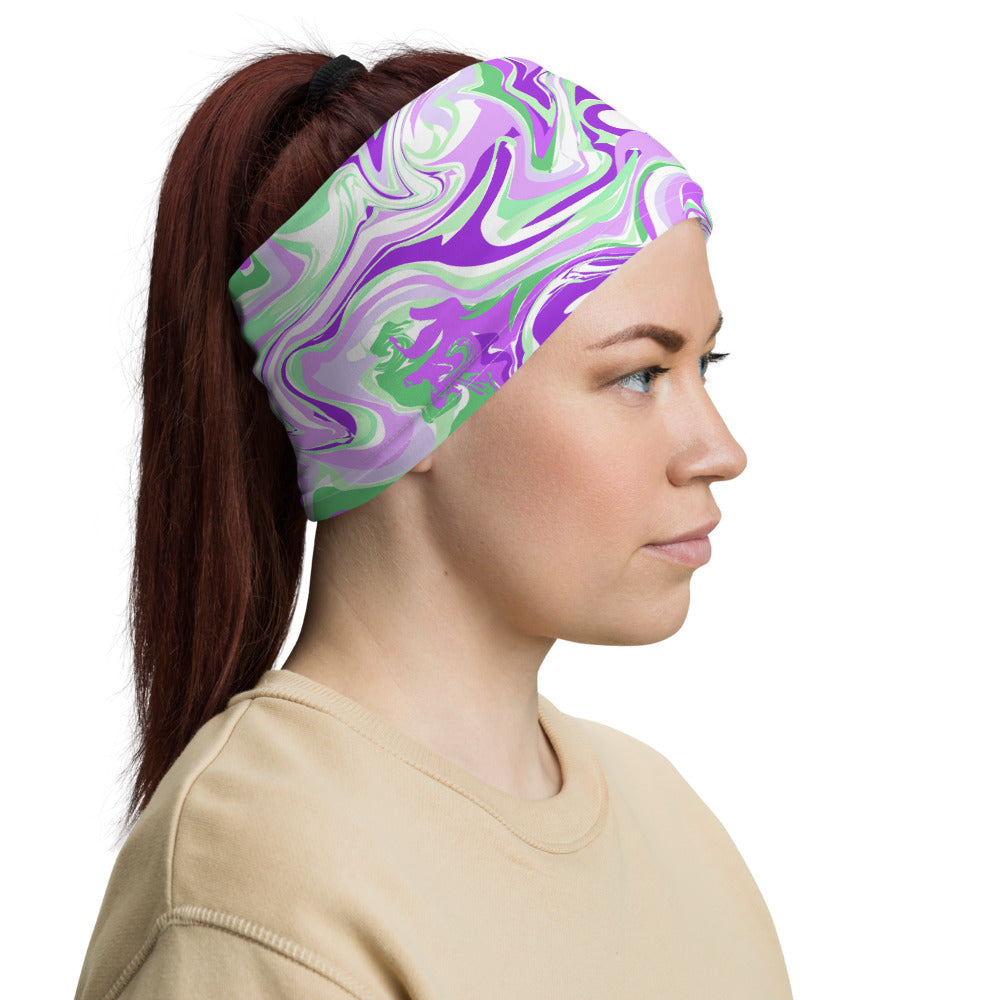 Purple Marble Headband