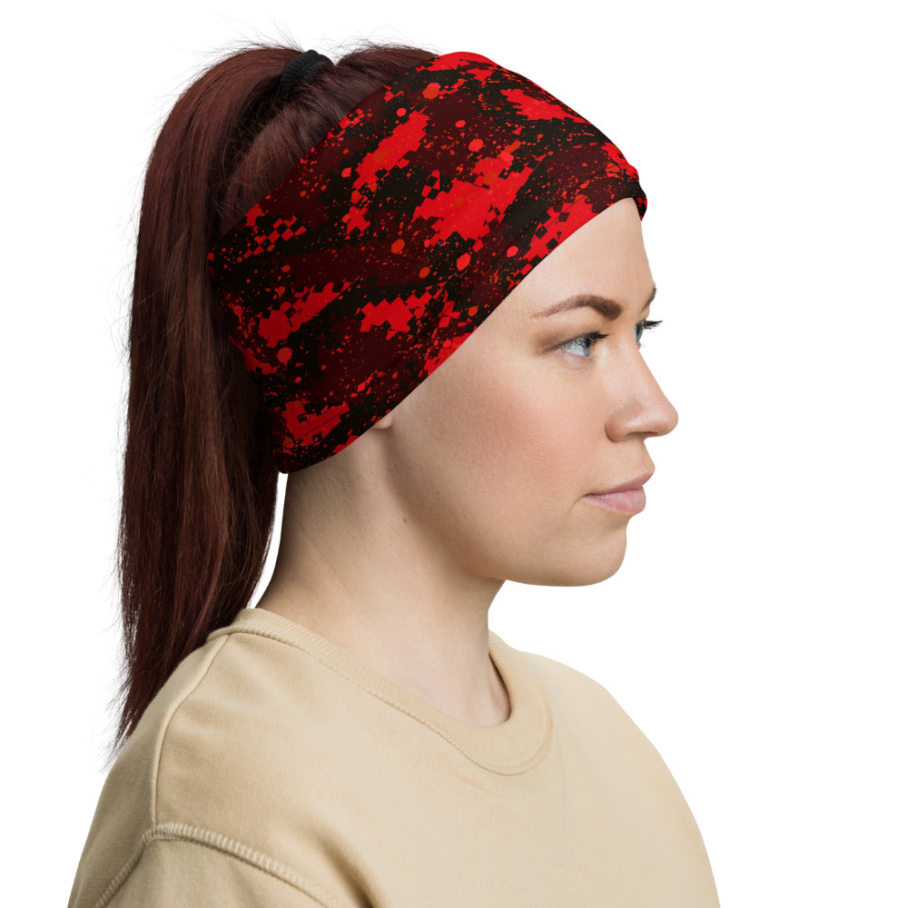 Red Digital Camo Headband