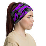 Black Purple Camo Headband