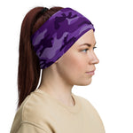All Purple Camo Headband