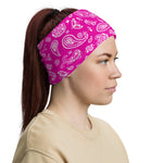 Pink Paisley Headband