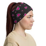 Pink Hearts Headband