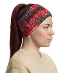 Red Paisley Patchwork Headband