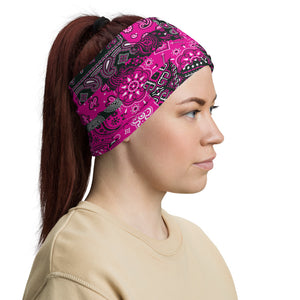 Pink Paisley Patchwork Headband