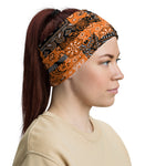 Orange Paisley Patchwork Headband