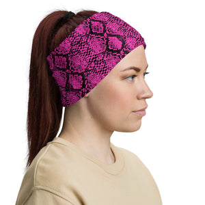 Pink Snakeskin Headband