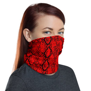 Red Snakeskin Headband