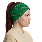 Green Plaid Headband