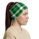 Irish Green Tartan Headband