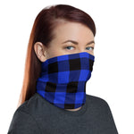 Blue Lumberjack Plaid Headband