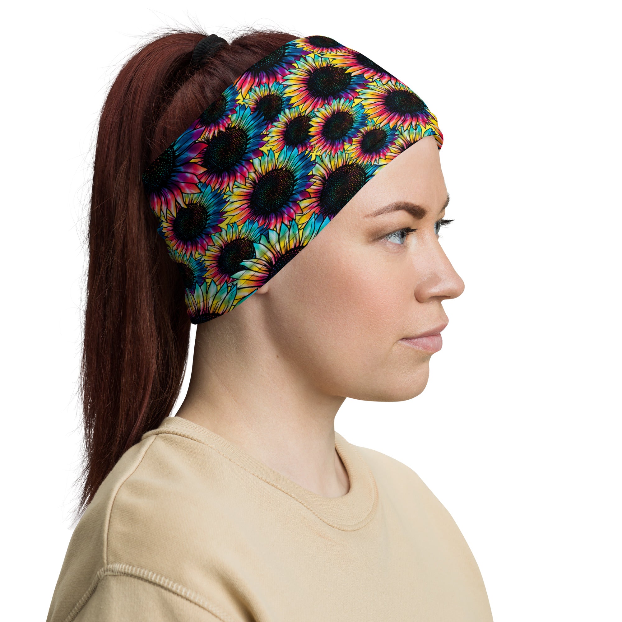 Rainbow Sunflowers Headband