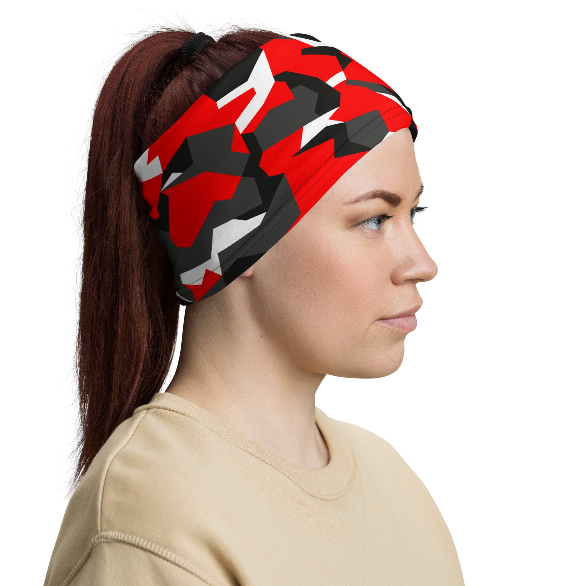 M90 Red Modern Warfare Camo Headband