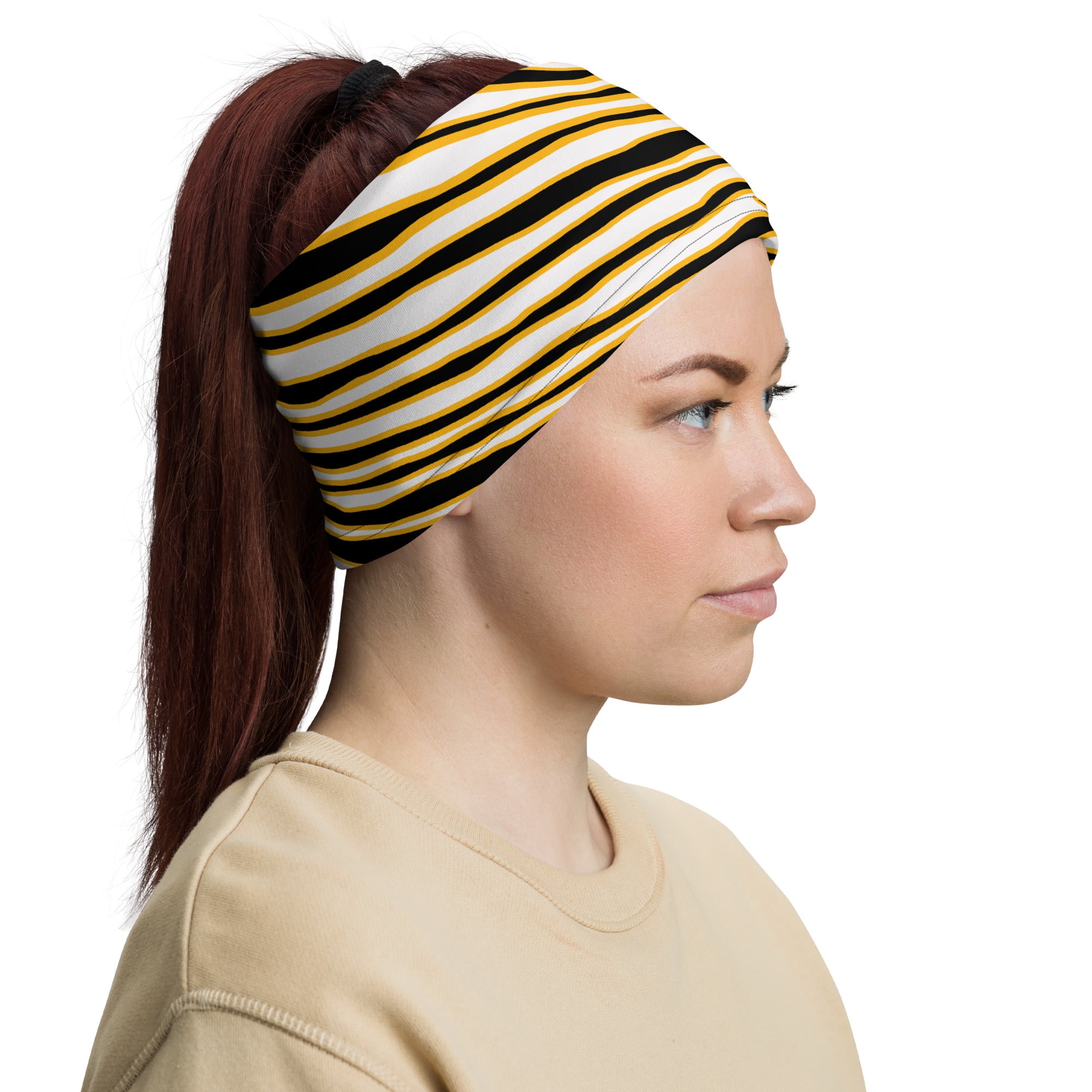 Pittsburgh Zebra Stripe Headband