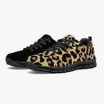Women's Wild Animal Leopard Cheetah Half Print Workout Gym Sneakers