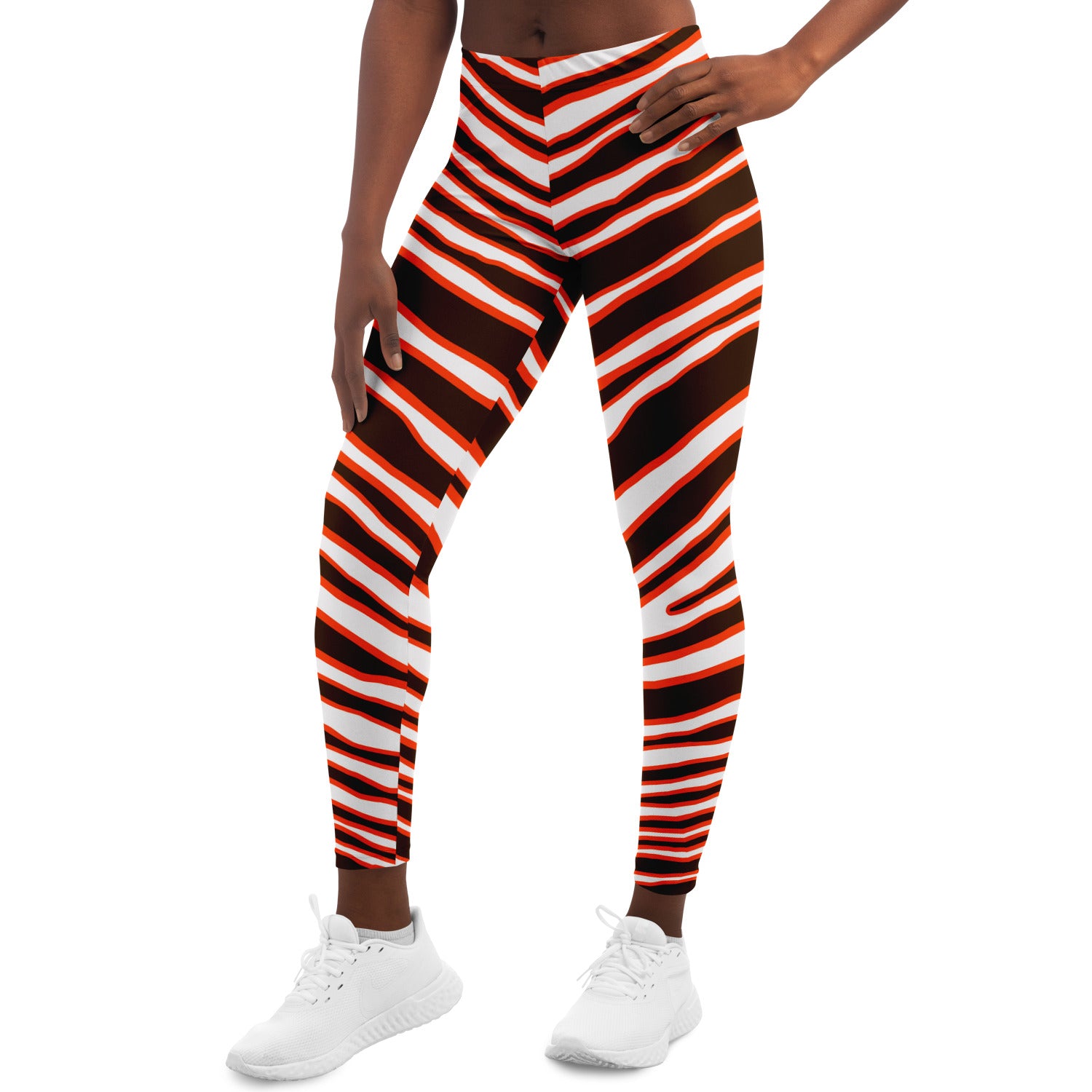 Cleveland Zebra Stripe Leggings
