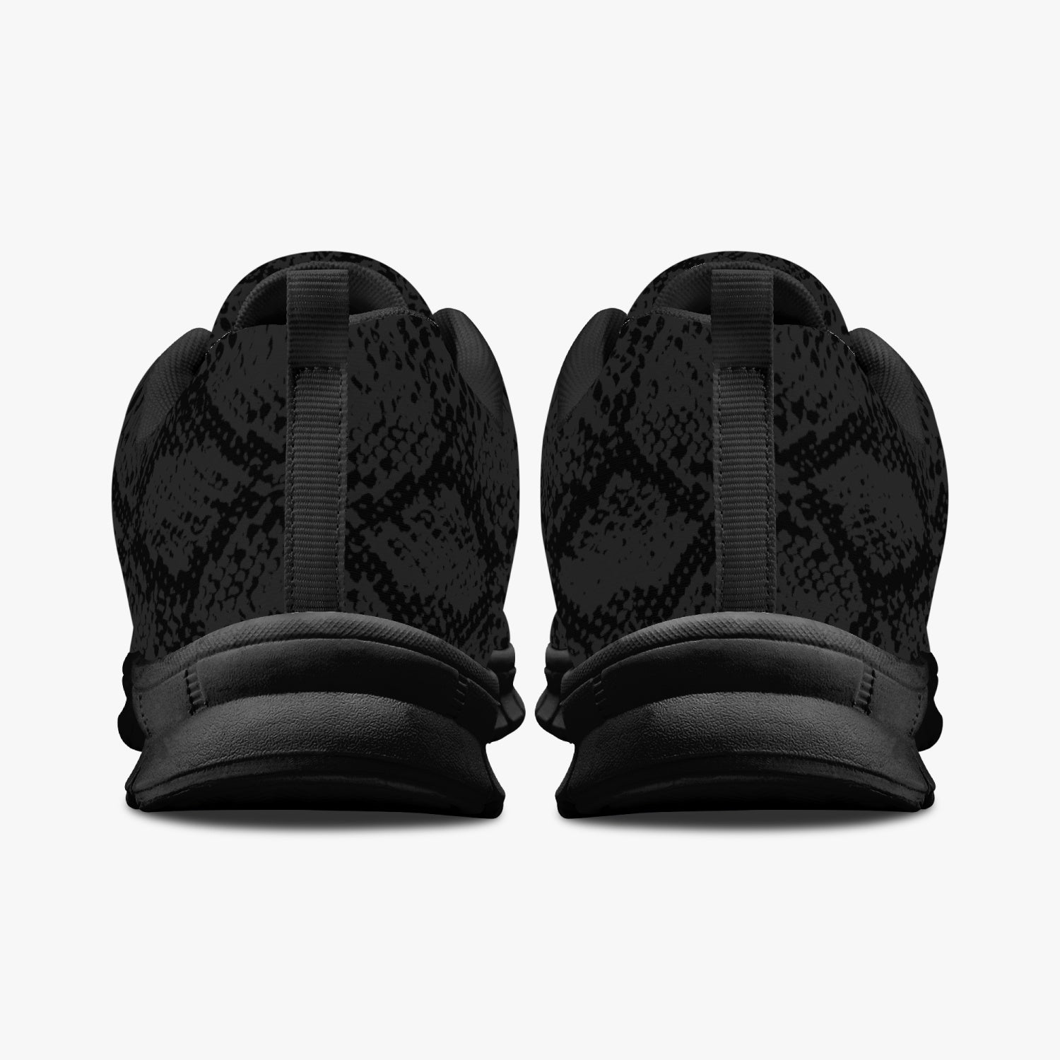 Black Mamba Snakeskin Sneakers