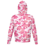 Pink Jungle Forest Camo Hoodie