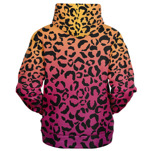 Red Yellow Leopard Hoodie