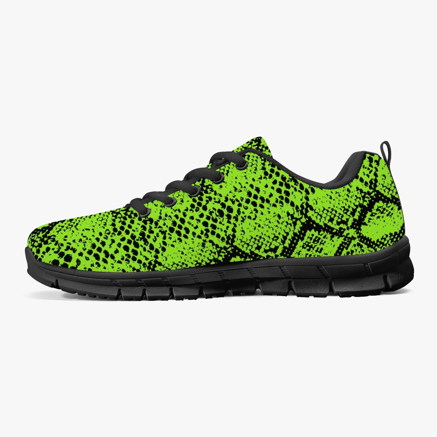 Green Snakeskin Sneakers