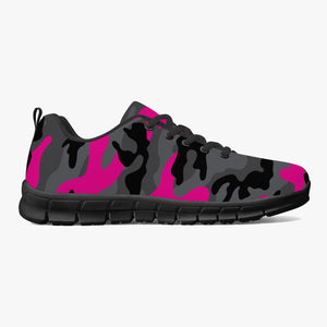 Black Pink Camo Sneakers