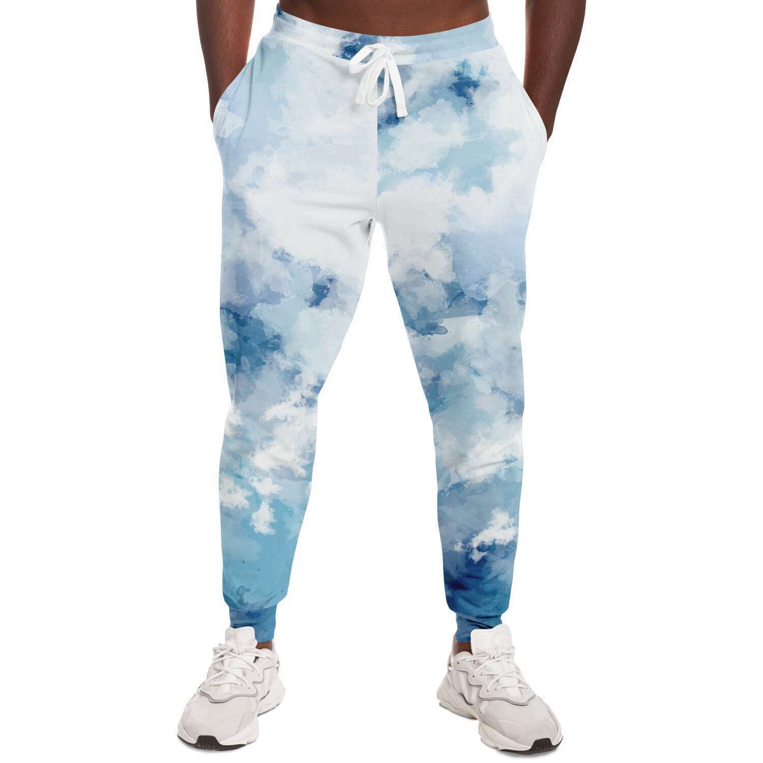 Unisex Blue Head In The Clouds Joggers