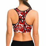 80s Distortion Sports Bra