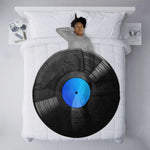 Vinyl Record Micro Winter Blanket