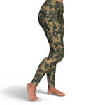 Women's Digital Army Camouflage High-Waisted Yoga Leggings Right