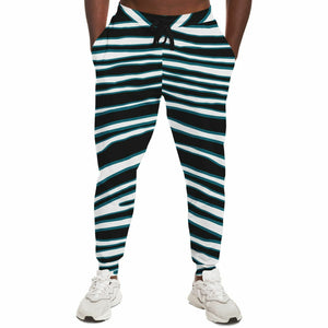 Unisex Jacksonsville Florida Football Zebra Stripe Animal Pattern  Athletic Joggers
