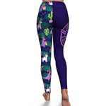 Women's Christmas In July Party Animals High-waisted Yoga Leggings Back