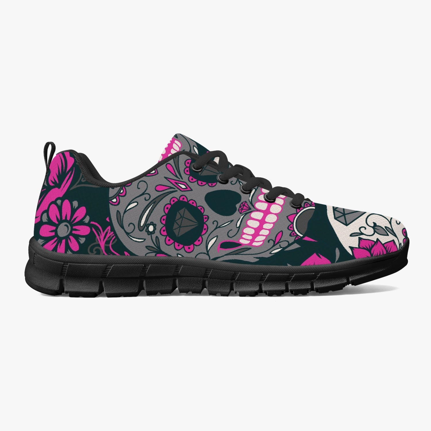 Pink Day Of The Dead Sneakers