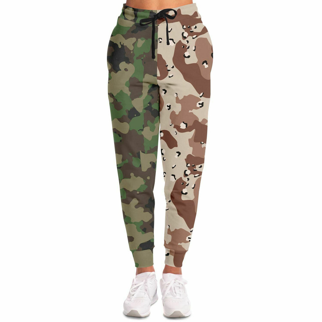 Deep Jungle Desert Storm Camo Joggers