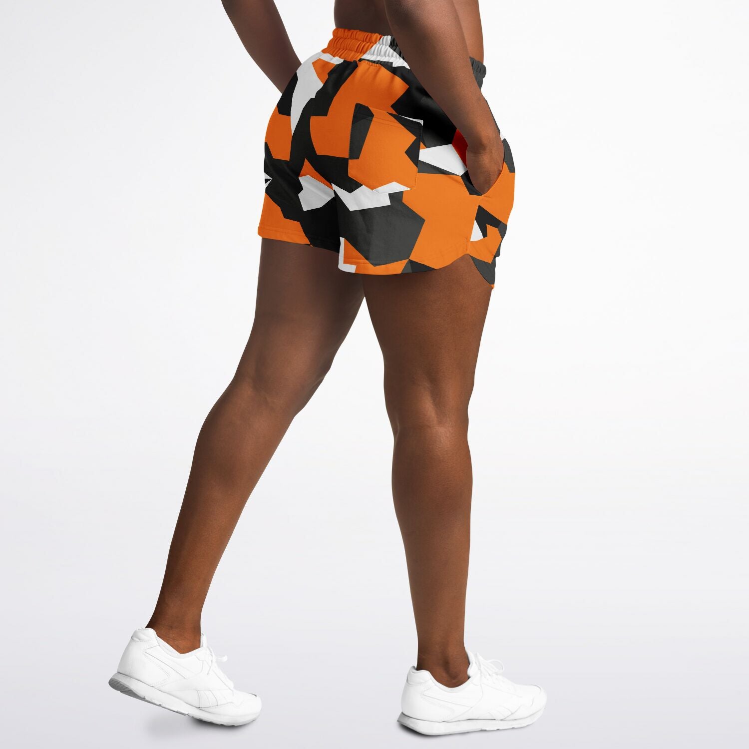 M90 Orange Modern Warfare Camo Running Shorts