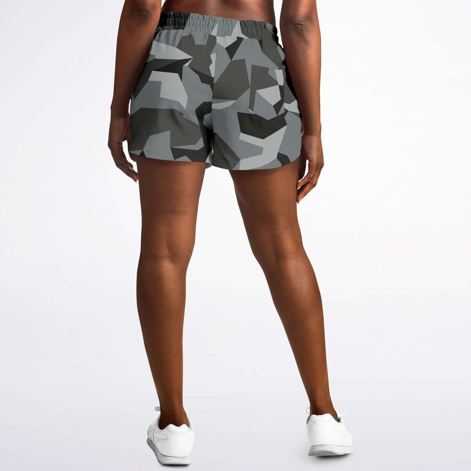 M90 Black Modern Warfare Camo Running Shorts