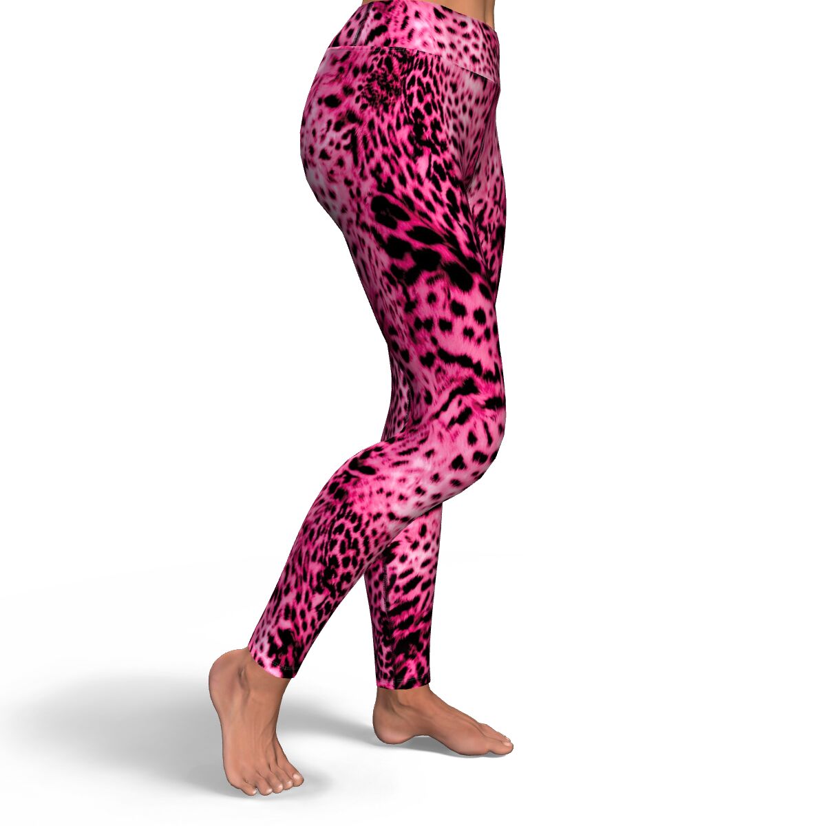 Big Cat Pink Cheetah Leggings