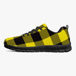 Yellow Lumberjack Plaid Sneakers