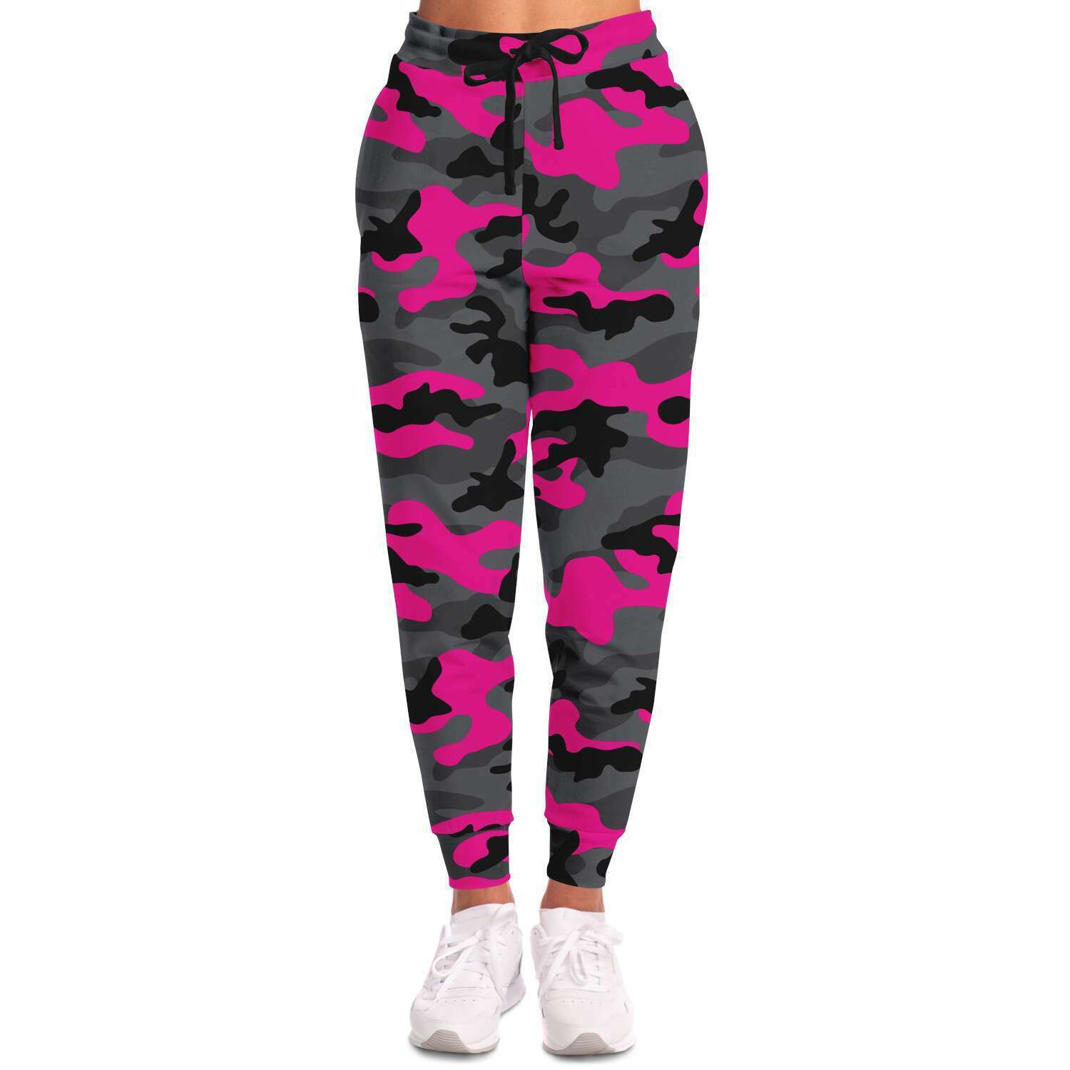 Unisex Pink Camouflage Athletic Joggers