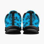 Blue Black Paisley Sneakers
