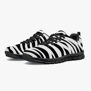 White Eye Of Tiger Stripes Sneakers